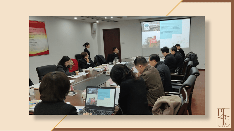 kick-off meeting with a Chinese client